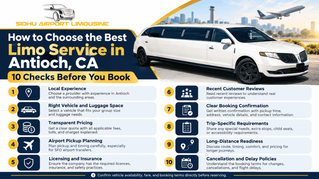 limo service Antioch CA